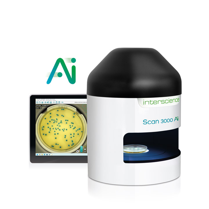 Scan 3000 Ai — Contador automático de colonias con inteligencia artificial